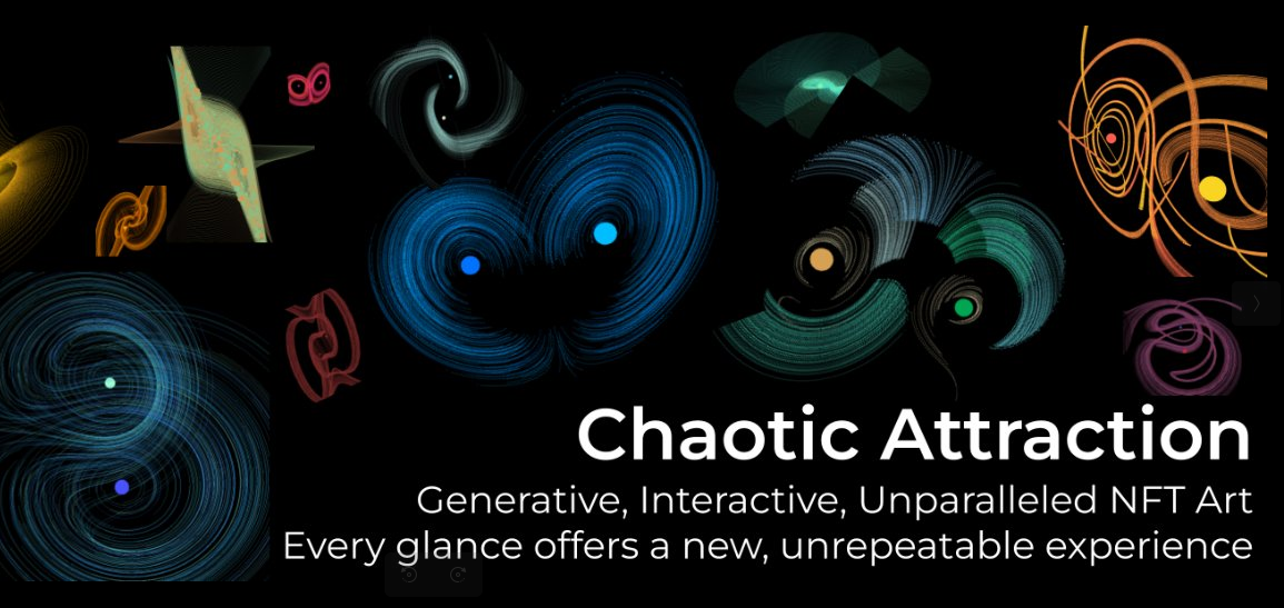 Chaotic Attraction - Art Through Numerical Simulations